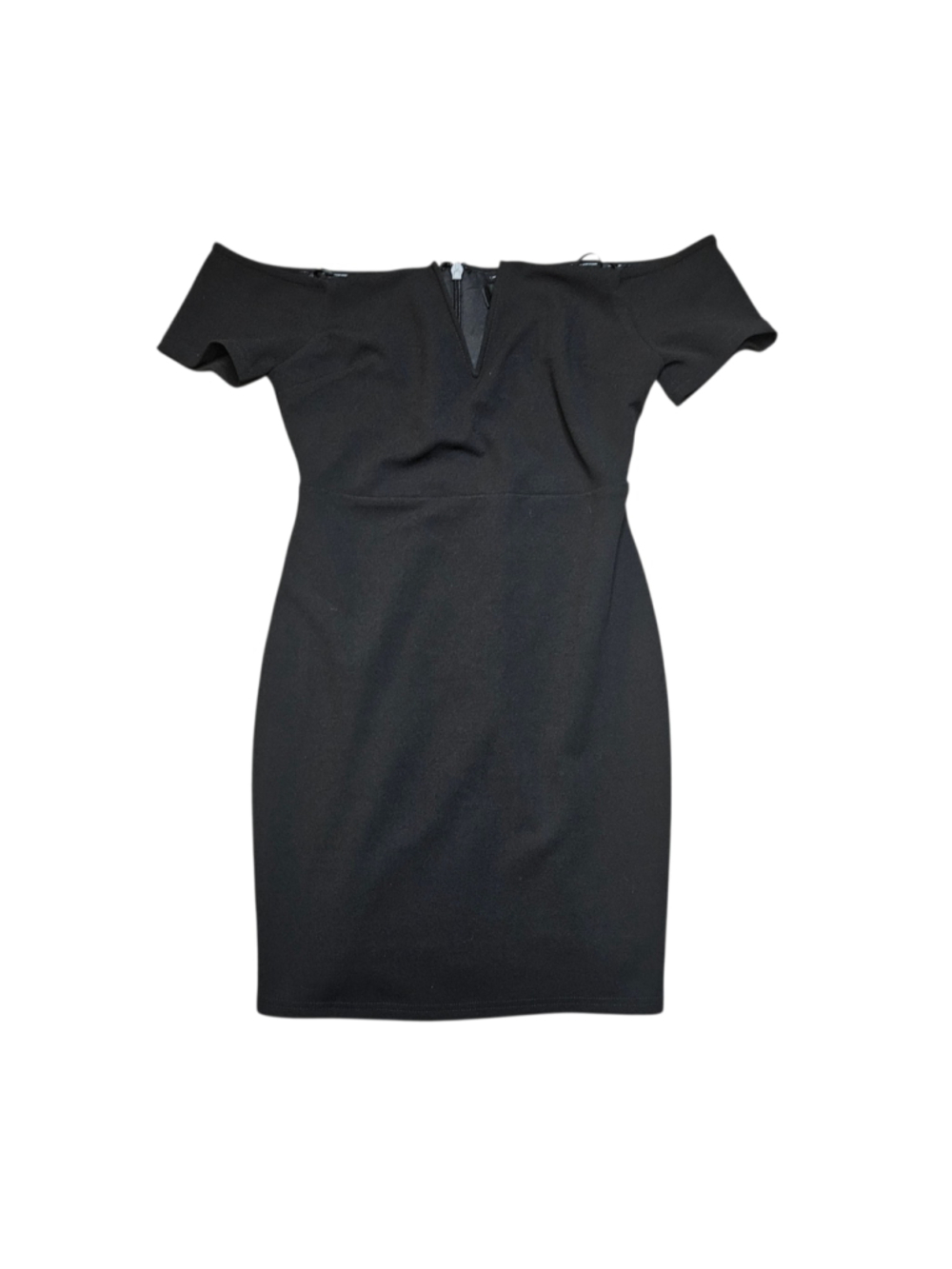 Lulus Small Black Cheers To This Off Shoulder Bodycon Mini Dress - Picture 3 of 10